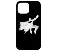 Custodia per iPhone 16 Pro Max Batman v Superman Knight Silhouette