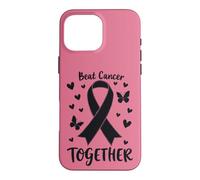 Custodia per iPhone 16 Pro Max Battere il cancro insieme Cancro Sostenere la consapevolezza