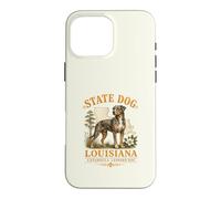 Custodia per iPhone 16 Pro Max Bayou Dog, bellezza screziata della Louisiana