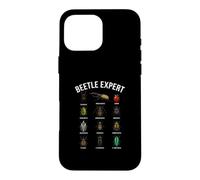 Custodia per iPhone 16 Pro Max Beetle Expert - Grafico per insetti con cervo Ercole, scarabeo e