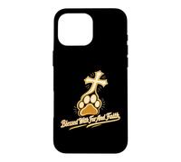 Custodia per iPhone 16 Pro Max Benedetto Con Pelliccia E Fede Christian Paw