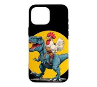 Custodia per iPhone 16 Pro Max Best Friends - Costume da pollo per gli amanti dei dinosauri