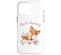 Custodia per iPhone 16 Pro Max Best Mommy - Mother's Day Cute Mom & Baby Dear Graphic