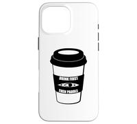 Custodia per iPhone 16 Pro Max Bevi prima il caffè e poi pagaia in kayak