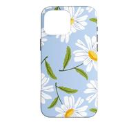 Custodia per iPhone 16 Pro Max Bianco Daisy Floral Pattern Primavera Fiore Giardino