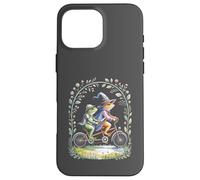 Custodia per iPhone 16 Pro Max Bicicletta Fascino Rana Tandem Ciclismo Cottagecore MILF Il Mio Autismo