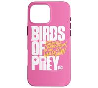 Custodia per iPhone 16 Pro Max Birds of Prey White and Yellow Logo
