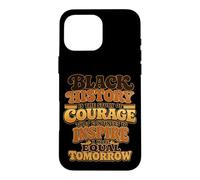 Custodia per iPhone 16 Pro Max Black History è la storia del coraggio Melanin Pride