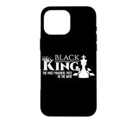Custodia per iPhone 16 Pro Max Black King - The Most Powerful Piece In The Game - History