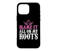 Custodia per iPhone 16 Pro Max Blame It All On My Roots Cowgirl A Tema Divertente
