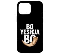 Custodia per iPhone 16 Pro Max Bo Yeshua Bo Shofar fede profetica