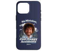 Custodia per iPhone 16 Pro Max Bob Ross Happy Clouds