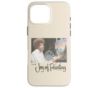 Custodia per iPhone 16 Pro Max Bob Ross Joy of Painting