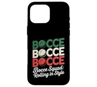 Custodia per iPhone 16 Pro Max Bocce Squad: Rolling In Style