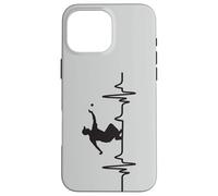 Custodia per iPhone 16 Pro Max Boccia Heartbeat Design Bouler Petanque Heart Rate Boule