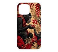 Custodia per iPhone 16 Pro Max Bonobo Condivisione Frutta Sotto Le Foglie