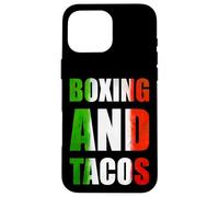 Custodia per iPhone 16 Pro Max Boxing And Tacos Latinx The Mexican Style Boxing México