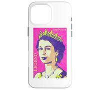 Custodia per iPhone 16 Pro Max BRITISH UK QUE%N ELIZA%BETH II MONARCH LEGEND REGNO UNITO