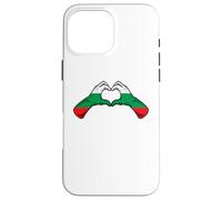 Custodia per iPhone 16 Pro Max Bulgaria Flag Bulgarian Heart