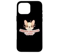 Custodia per iPhone 16 Pro Max Bulldog francese Love Dog Lover Paws cucciolo animale domestico