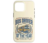 Custodia per iPhone 16 Pro Max Bus Driver of the Year Vintage Fun Appreciation