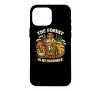 Custodia per iPhone 16 Pro Max Cacciatore di funghi regalo The Forest is my Pharmacy