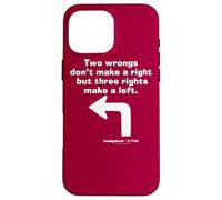 Custodia per iPhone 16 Pro Max Caddyshack Two Wrongs Don't Make a Right