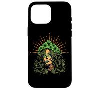 Custodia per iPhone 16 Pro Max Calavera Catrina Muertos Saint Paddy Trifoglio San Patrizio