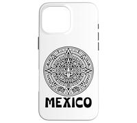 Custodia per iPhone 16 Pro Max Calendario messicano azteco Viva Messico Fan Orgullo Mexicano
