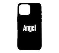 Custodia per iPhone 16 Pro Max Camicia con scritta "That Says Angel", design che dice angelo