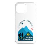 Custodia per iPhone 16 Pro Max Camino de Invierno Coppia Pellegrini Santiago Compostela 2026