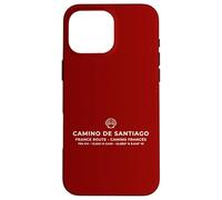 Custodia per iPhone 16 Pro Max Camino-de-Santiago Francia-Itinerario Camino-Francés