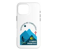 Custodia per iPhone 16 Pro Max Camino Primitivo Bicicletta Donna Santiago de Compostela 2026