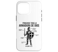 Custodia per iPhone 16 Pro Max Camiseta cristiana en espanol Versiculo Cristiani spagnoli