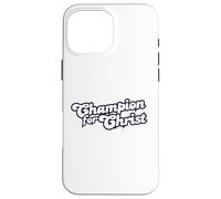 Custodia per iPhone 16 Pro Max Campione di Cristo, Uomini, Donne e Giovani