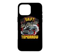 Custodia per iPhone 16 Pro Max Car Drifting Competition Quote Muscle Cars for Men