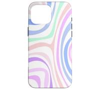 Custodia per iPhone 16 Pro Max Carino Boho Arte Astratta Turbinii Pastello Estetico Minimalista