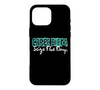 Custodia per iPhone 16 Pro Max CARPE DIEM Cogli l'attimo: MOTIVAZIONALE GRANDE BLU AUDACE