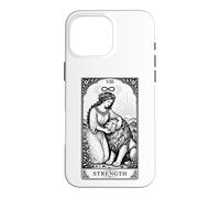 Custodia per iPhone 16 Pro Max Carta dei Tarocchi Vintage Zodiaco Leone Strega Celeste Astrologia