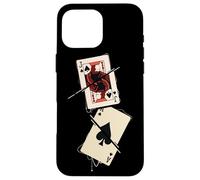 Custodia per iPhone 16 Pro Max Carte da gioco I Casino Gioco d'azzardo I Blackjack