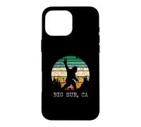 Custodia per iPhone 16 Pro Max Cartello della pace Big Sur California Sasquatch, motivo: Bigfoot