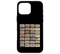 Custodia per iPhone 16 Pro Max Cassette Tapes - Retro 80s Throwback Vintage Party 80s Musica