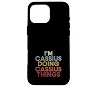 Custodia per iPhone 16 Pro Max Cassius Name Cassius Personalized Name First Given