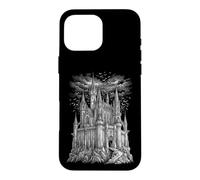 Custodia per iPhone 16 Pro Max Castello Gotico per Amanti dell'Architettura Fantastica