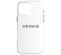 Custodia per iPhone 16 Pro Max Casual Giorno della settimana Giovedi Divertente