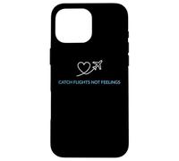 Custodia per iPhone 16 Pro Max Cattura voli non sentimenti Viaggio Mood Adventure