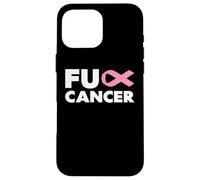 Custodia per iPhone 16 Pro Max Cazzo Cancro TShirt - Cazzo di Tumore al seno consapevolezza