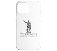 Custodia per iPhone 16 Pro Max Cesare Augusto - Ave Imperator, Morituri Te Salutant - Roma