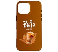 Custodia per iPhone 16 Pro Max Cha Thai Divertente Thailandia Bere Cibo Latte Tè Boba Amanti