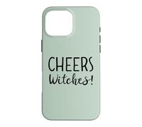Custodia per iPhone 16 Pro Max Cheers Witches Womens Funny Witch Halloween Drinking Witchy